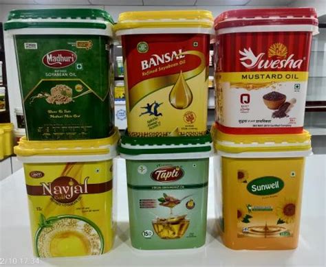 SQUARE BUCKET - 15 Kg Square Bucket Manufacturer from Surat