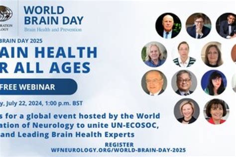 The World Federation of Neurology to Host Global Webinar Uniting UN ...