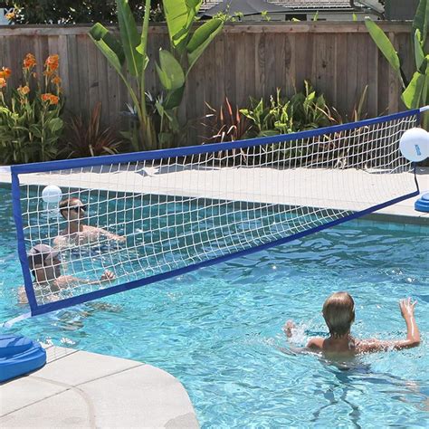 Pool Volleyball Net Replacement, 3x15ft Heavy Duty Pool Volleyball Net ...