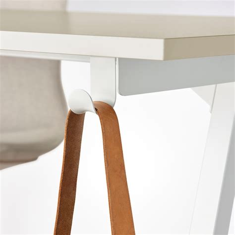 TROTTEN desk, beige/white, 160x80 cm (63x311/2") - IKEA