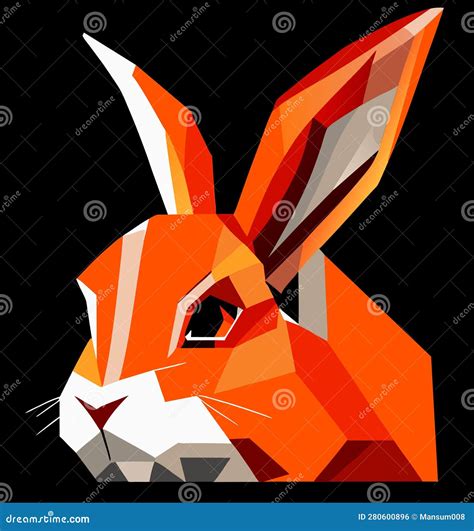 Color of rabbit cartoon stock illustration. Illustration of symbol ...