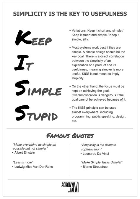 Kiss Principle Quotes 19 Timeless Project Management Quotes For