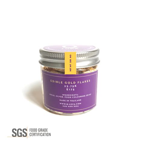 EDIBLE GOLD FLAKES 200MG - Bidfood