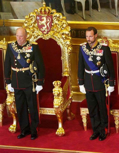 Crown Prince Haakon Norway Becomes Regent King Harald Falls Sick