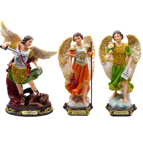 Buy Archangels Statues Set 8", St Michael Archangel, St Gabriel ...