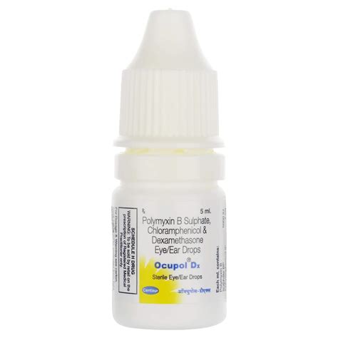 Ocupol DX Eye/Ear Drops- Bottle of 5 ml : Amazon.in: Health & Personal Care