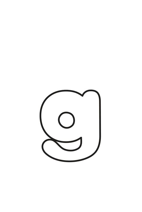 Free Printable Bubble Letter G