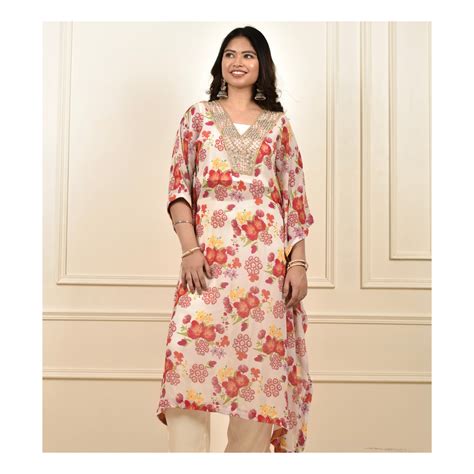 Suhana White Kaftan Set – Sudamini Bhagat
