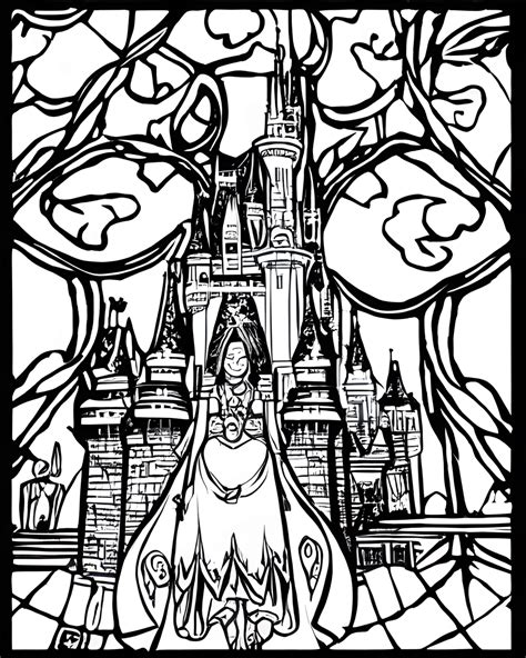 Disney Castle Clip Art Black And White