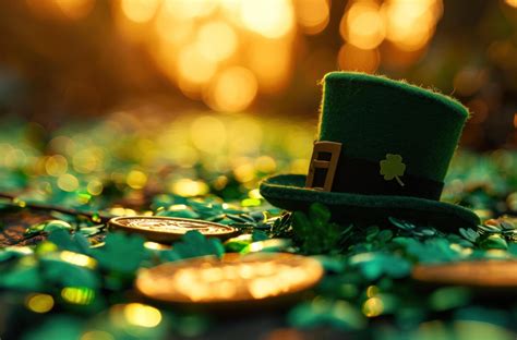 AI generated st patricks day logo hd wallpaper background free 37320339 Stock Photo at Vecteezy