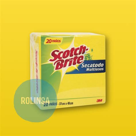 Paños Absorventes Scotch Brite 27X40Cm (20 Unid) - Rolinsa