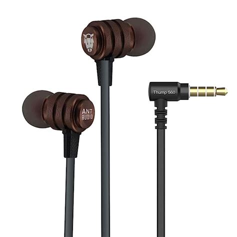 (Renewed) Ant Audio Thump 560 in-Ear Super X -Bass Headphone with Mic ...