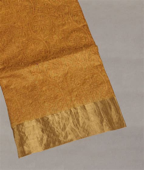 Buy Yellow Silk Kota Embroidery Saree T411539