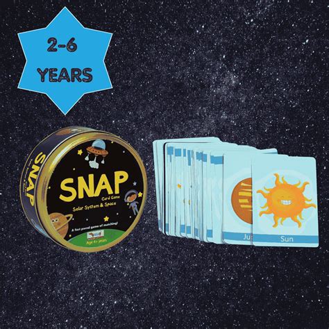 Solar System Snap Flash Card Game – Fun Learning and Brain Boosting ...