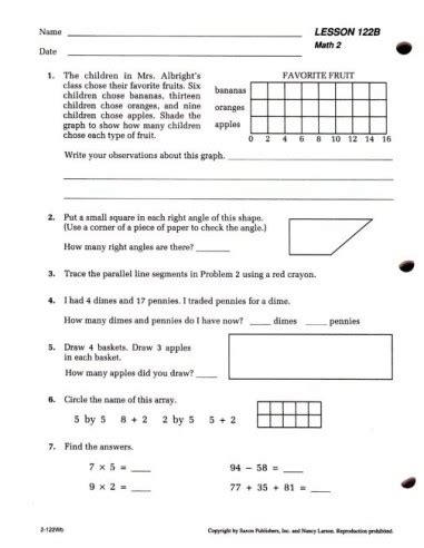 Image result for Course Two Lesson 40 Saxon Math