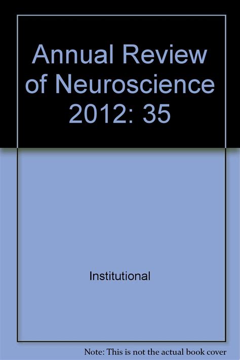 Buy Annual Review of Neuroscience 2012: 35 Book Online at Low Prices in ...