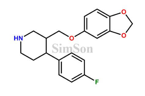 Paroxetine EP Impurity E | CAS No- 72473-26-8 | Simson Pharma Limited