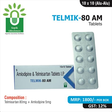 TELMIK-80 AM Tablets Sepik Life Sciences