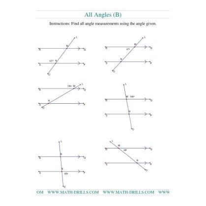 Find Angle Measure Word Problems 的图像结果
