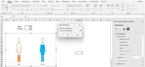 Male Female Chart in Excel 的图像结果