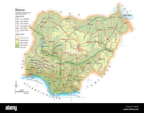 Map of nigeria hi-res stock photography and images - Alamy