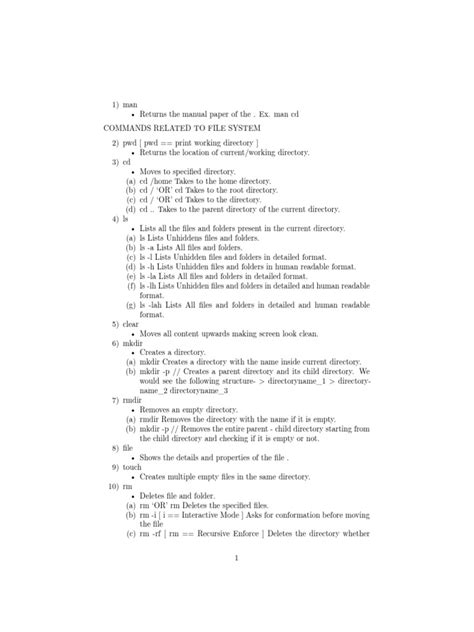 Image result for Basic Linux File Directory Commands