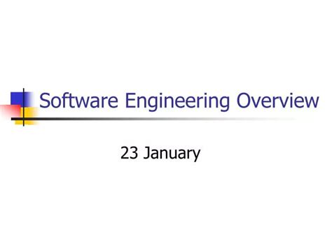 Software Engineering Overview Tutorial 的图像结果