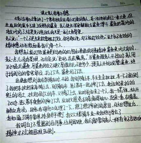 老人与海读后感900字-读书笔记大全