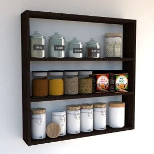 TOUCHWOOD ARTS Containers Kitchen Rack Wood Price in India - Buy ...