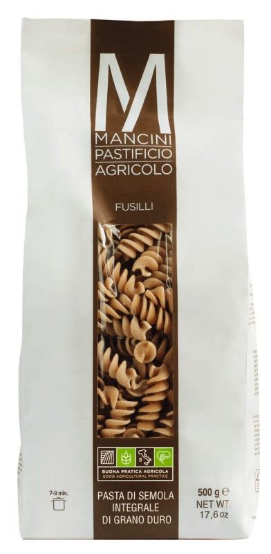 Fusilli Integrali, pasta yang terbuat dari semolina gandum durum gandum ...