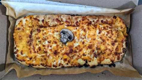 Domino's Pizza Stuffed Cheesy Bread with Philly Steak
