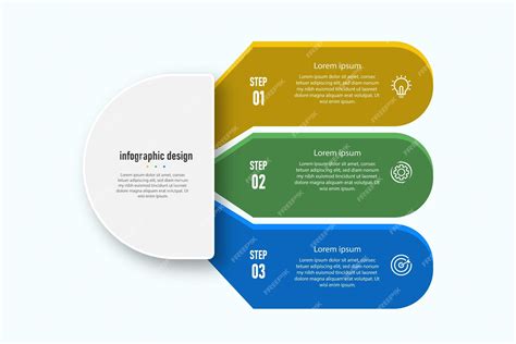 Premium Vector | Process design infographic template