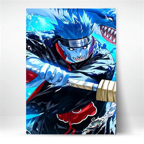 High-Quality Metal Posters - Kisame Hoshigaki | Vibrant Colors & Sharp ...