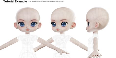 Blender Basic Model Tutorial Human 的图像结果