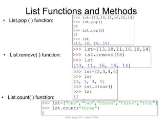 Image result for List Manipulation Python