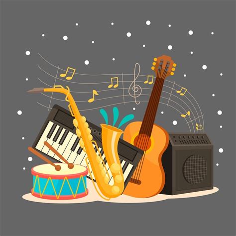 Musical instrumen Vectors - Download Free High-Quality Vectors from ...
