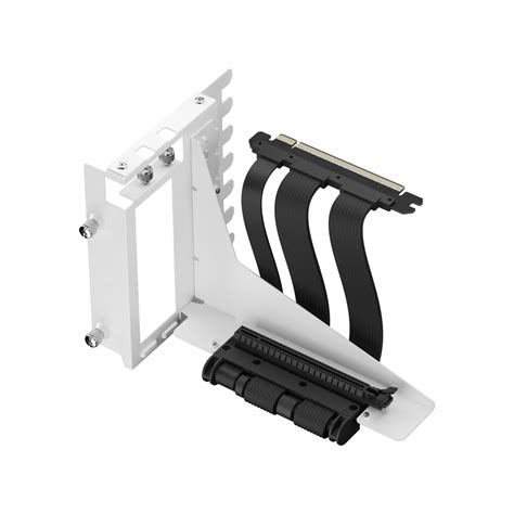 Fractal Design Flex 2 PCIe 4.0 x16 Vertical GPU Riser with Bracket (Wh ...