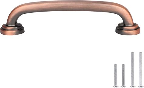 Buy 10 Pack Antique Copper Cabinet Handles 3.8 inch Hole Spacing ...
