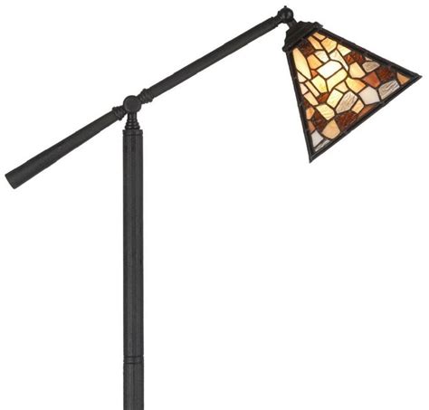 Casa Padrino luxury Tiffany floor lamp black / multicolored 65 x H. 165 ...