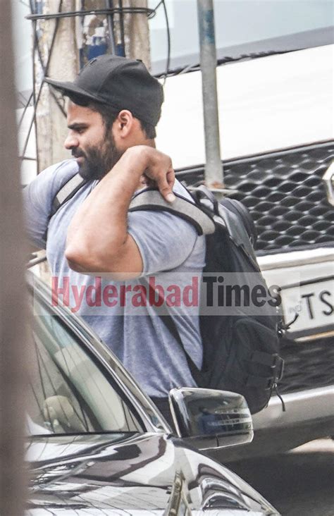 Spotted: Sai Dharam Tej showing off his buff body in a casual outfit ...