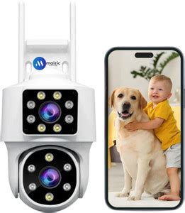 Maizic Smarthome Ultracam Aura Twin Two Lens/Two Screen View 4MP+4MP Wi ...
