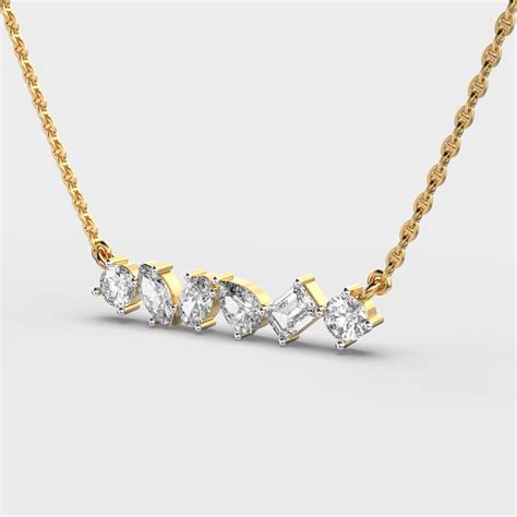 Buy Modern Vibe Diamond Pendant (Without Chain) At Jewelbox