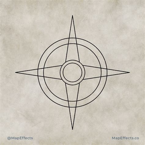How To Draw A Compass Rose