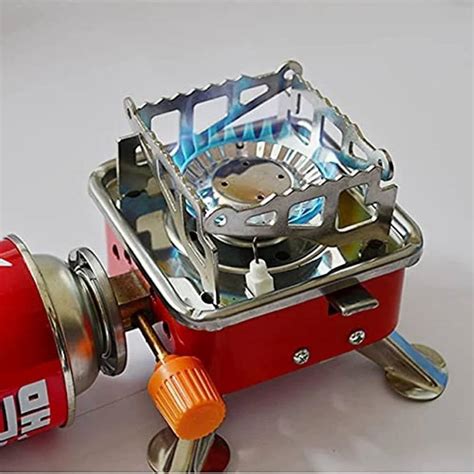 IMMUTABLE Mini Gas Stove Stainless-Steel Body Portable Card Type Stove ...