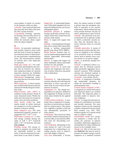 Fundamentals of Materials Science and Engineering 5th ed-51 - Glossary ...