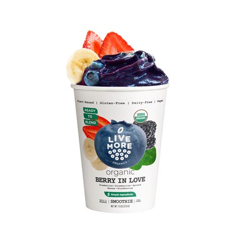 LiveMore Superfoods | 100% Organic Pre-Made Smoothie Cups