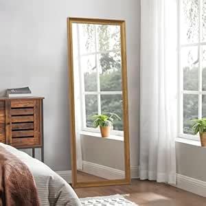 Niccy Dressing Mirror Full Length Mirror Standing Mirror PS Frame ...