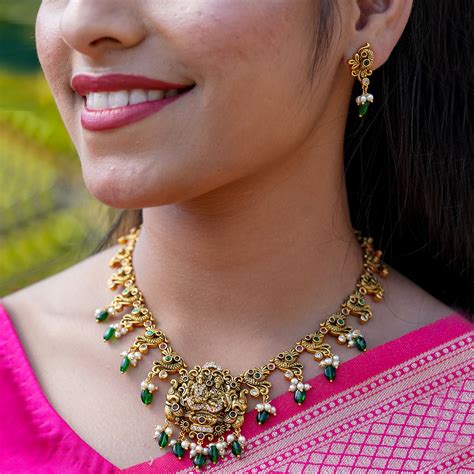 South Indian Bridal Necklace Set Online | Starting from ₹ 1,400