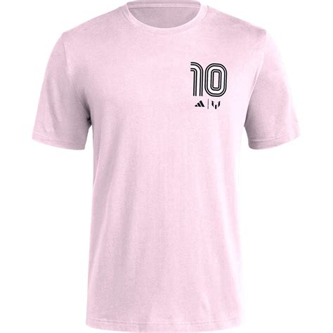 adidas Inter Miami Messi Name & Number Jersey Shirt (True Pink ...