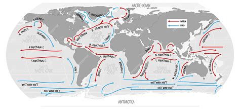 Cold Ocean Current World Map 的图像结果